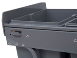 Kitchen Recycle Waste Bin Pull Out Soft Close Dustbin Recycling Cabinet Trash Can Grey T3398P344192