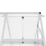 Greenhouse with Base Frame Silver 169x114x202 cm Aluminium 4005825