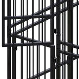 Outdoor Dog Kennel Steel 1.84 m 171472