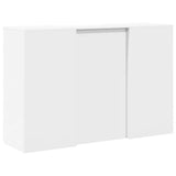Reception Desk White 155x50x103,5 cm Engineered Wood 3324196