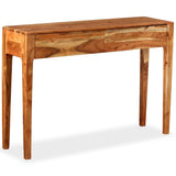 244957 Console Table Solid Wood 118x30x80 cm