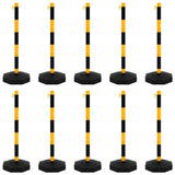 Chain Post Set with 10 m Plastic Chain 150958