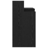 Desk with Shelf Black Oak 97 x 45 x 90 cm Engineered Wood 875242