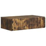 Wall-Mounted Side Table Smoked Oak 59 x 34.5 x 17 cm 898320