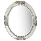 Wall Mirror Baroque Style 50x60 cm Silver 320350