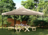 Party Tent Folding Taupe 292 x 292 x 315 cm Oxford Fabric 42023546