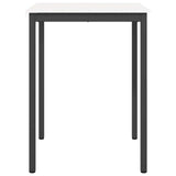 Bar Table White 80 x 80 x 105 cm Solid Pine Wood 892802