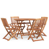 5 Piece Garden Dining Set Solid Wood Acacia 3152897