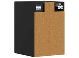 Bathroom Wall Cabinet ARNHEM Black 30 x 31 x 59 cm 896586