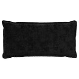 Cushion Cover 12 pcs HOUTEN Black 40 x 80 cm Faux Rabbit Fur 918465