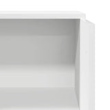 Reception Desk White 55x50x103.5 cm Engineered Wood 859015