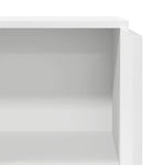 ZNTS Reception Desk White 55x50x103.5 cm Engineered Wood 859015