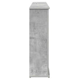 Fireplace with LED Strip Concrete 130 x 20 x 69.5 cm 8021090