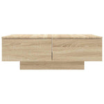 Coffee Table Sonoma Oak 90x60x31 cm Engineered Wood 804178