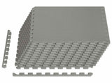 Pool Ground Mat 12 pcs Grey 4.32 m EVA Foam 3433305