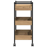 Kitchen Trolley Artisan Oak 50 x 30 x 70 cm Engineered Wood 869109