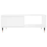 Coffee Table White 90x60x35 cm Engineered Wood 827052