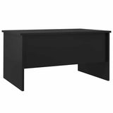 Coffee Table Black 80x50x42.5 cm Engineered Wood 809729