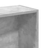 Bookcase Concrete Grey 80x24x109 cm Engineered Wood 857838