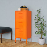 Storage Cabinet Orange Steel Medium Levelers Storage Cabinet 336183