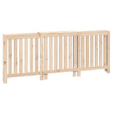 Radiator Cover 210x21x85 cm Solid Wood Pine 822586