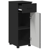 Bathroom Cabinet Black 30 x 35 x 80 cm Engineered wood & Metal 883325
