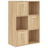 801137 Storage Cabinet Sonoma Oak 60x29,5x90 cm Engineered Wood