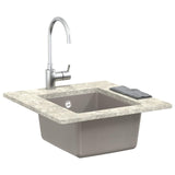 Sink Grey 370 x 460 mm 80% Quartz and 20% Resin 42028417