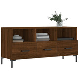 TV Cabinet Brown Oak 102x36x50 cm Engineered Wood 829043