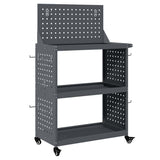 Tool Trolley Anthracite 65 x 35 x 111 cm Cold-rolled Steel 874548