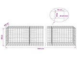 Gabion with 3.5 mm Wire and 10x10 cm Mesh 500x100x100 cm 3463396