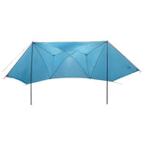 Car Tent with Roof Blue 350 x 250 cm Polyester and Steel 42028552