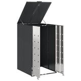 Wheelie Bin Storage with Gas Lift-up Lid for 240L Bin Steel 42018685