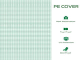 6 x 3 x 2m Replacement Cover ONLY Winter Garden Plant PE Cover for Tunnel Walk-in T3398P310892