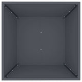 Garden Planter 5 pcs Anthracite 50 x 50 x 15 cm 873829