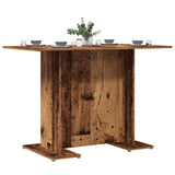 ZNTS Dining Table Old Wood 110x60x75 cm Engineered Wood 855808