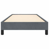 Bed Frame without Mattress Dark Grey 100x203 cm Twin XL Velvet 347004