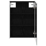 Bathroom Mirror Cabinet Black Oak 43 x 11.5 x 60.5 cm 889224