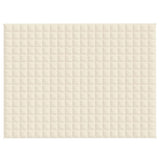 Weighted Blanket Light Cream 150x200 cm 7 kg Fabric 350810
