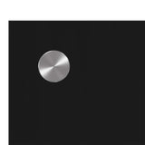 Kitchen Backsplash 2 pcs Black 110 x 60 cm Tempered Glass 3415496