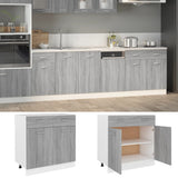 Drawer Bottom Cabinet Lyon Grey Sonoma 80x46x81.5 cm Engineered Wood 815580