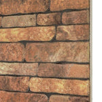 3D Wall Panels with Brown Brick Design 10 pcs EPS 149583
