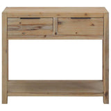 245684 Console Table 82x33x73 cm Solid Acacia Wood