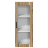 Wall Glass Cabinet LUCCA Artisan Oak 40 x 31 x 100 cm 885104
