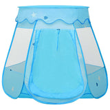 Children Play Tent with 250 Balls Blue 102x102x82 cm 3107723