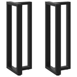 Bar Table Legs T-Shaped 2 pcs Black 50x35x cm Steel 4013100