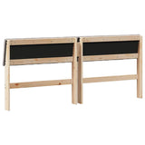 Upholstered Headboard Taupe 180 cm Solid Pine Wood 879217