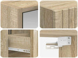 Bathroom Cabinet Set 5 pcs Sonoma Oak Engineered Wood 3407345