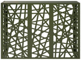 Air Conditioner Cover Olive Green 110 x 50 x 105 cm Steel 8014174