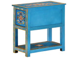 Sideboard Turquoise 55x30x76 cm Solid Wood Mango 355011